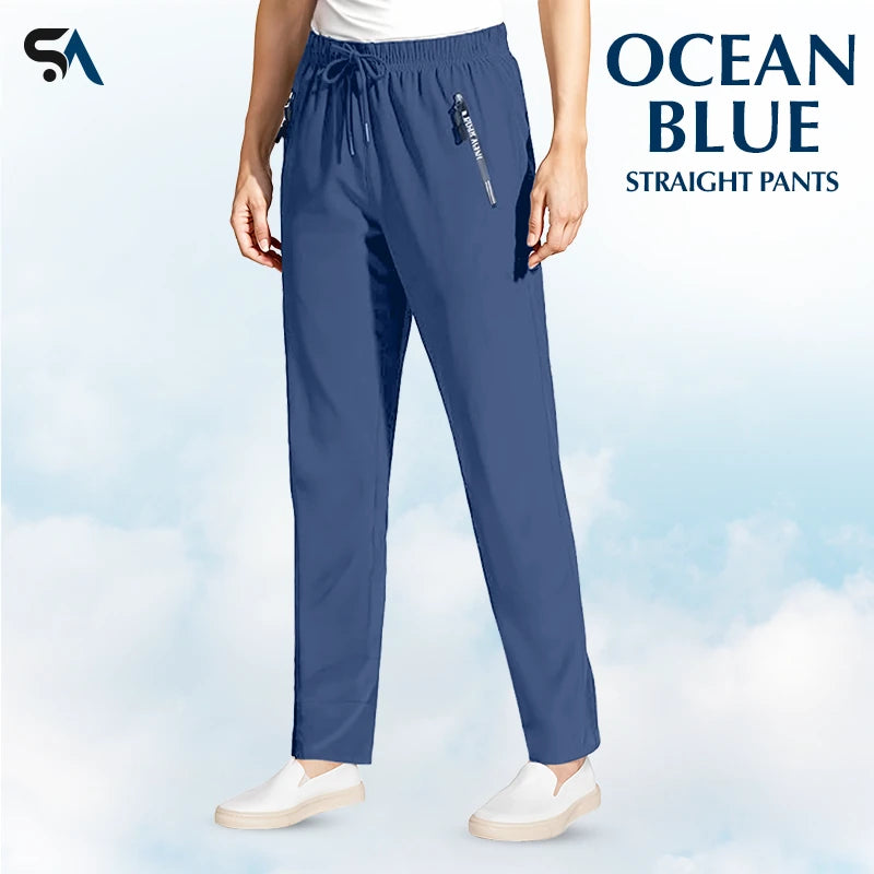 Bluecomfys - Women's Ultra Soft Stretch Perfect Drape Casual Pants