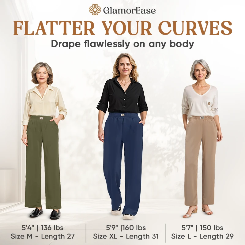 Bluecomfys - Perfect Drape High Rise Pull-On Stretch Pants